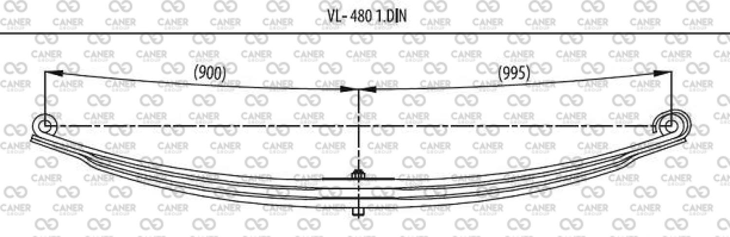 VOLVO 480 1.DIN ANA KAT BURÇLU 99X90 (LASTİK BURÇ ÇAKILIYOR) FM12 460 kırkayak-;096440-01; 